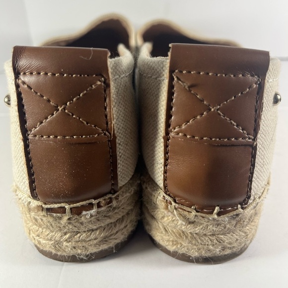 SAM EDELMAN CIRCUS Espadrille Beige Wedge Jute Sandals Size 10 - Picture 5 of 15